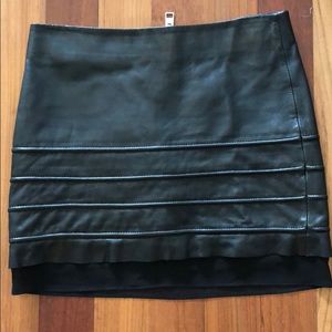 ALLSAINTS LEATHER SKIRT size uk8/us4/eu36
